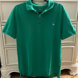 Green J. Crew polo shirt